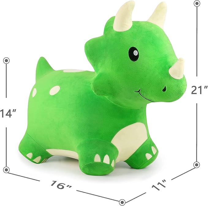 iPlay, iLearn Bouncy Pals Dinosaur Hopper Toy 2 Year Old Boy 3 4 5 6