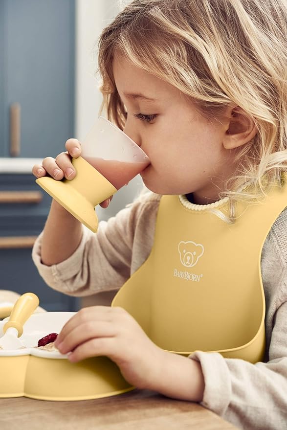 BabyBjörn Baby Dinner Set, 5 pcs, Powder yellow