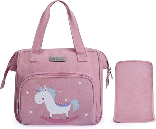 Bebamour Baby Doll Bag with Doll Changing Pad Carry Baby
