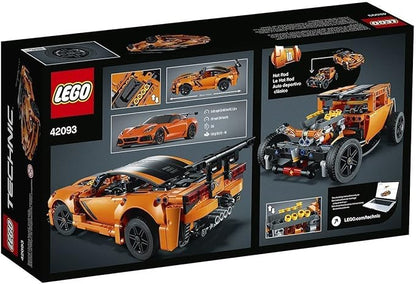 Technic Chevrolet Corvette Zr1 Replica, 2 in 1 Collectible Car Model