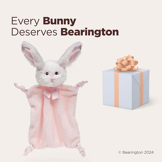 Bearington Baby Wee Cottontail, 8 x 7 Inch Small Bunny Stuffed Animal