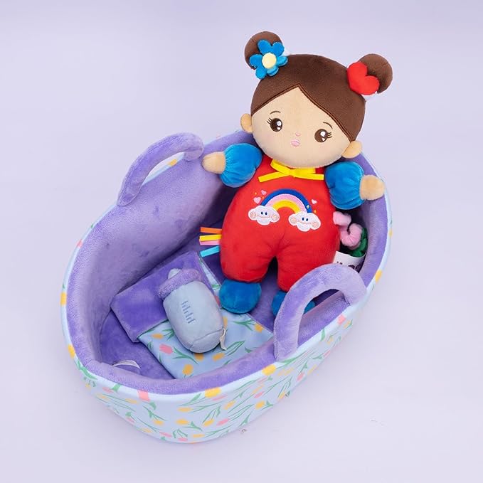 OUOZZZ 10" Soft Baby Doll Gift Set - First Baby
