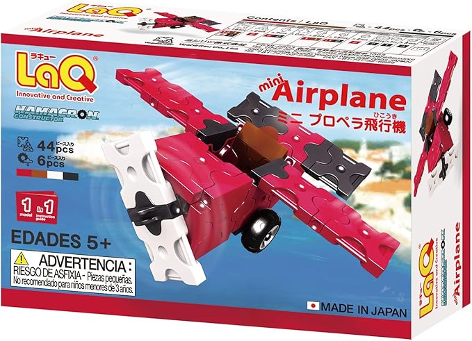 LaQ Hamacron Constructor Mini Airplane | 50 Pieces 5+ |