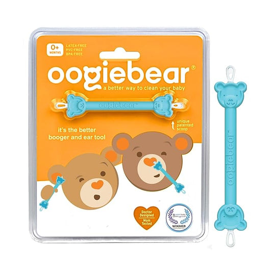 oogiebear Baby Nose Cleaner & Ear Wax Removal Tool - Safe Booger & Earwax Removal for Newborns, Infants
