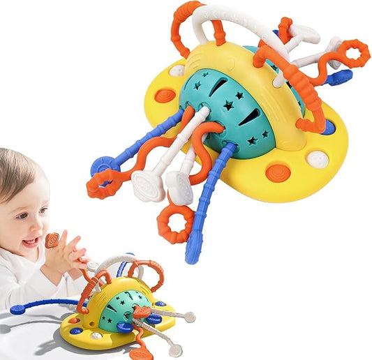Baby Toys Silicone Suction Cup Toy for High Chair Toddler 6 12 1 Year
