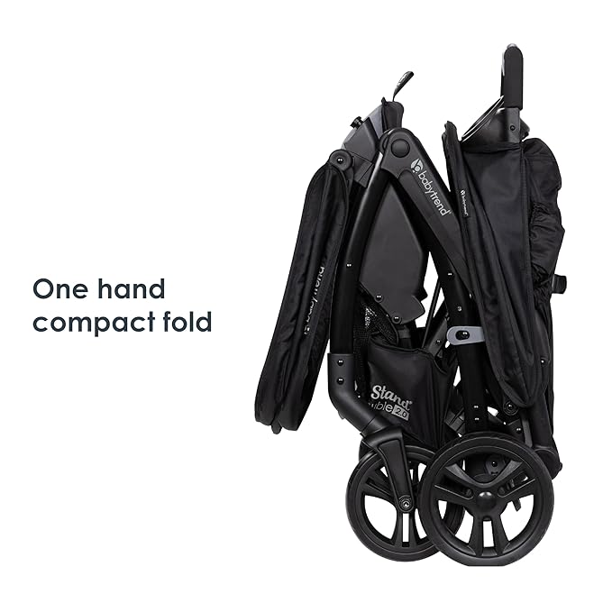 Baby Trend Sit N' Stand® Double 2.0 Stroller, Dash Black