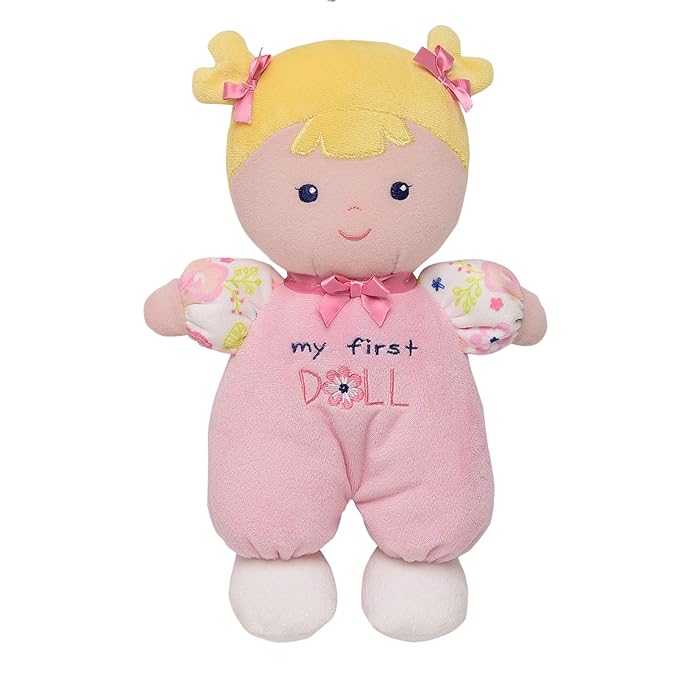 Baby Starters Plush Snuggle Buddy My First Baby Doll, Blonde Hope 10 inch