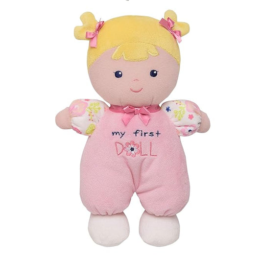 Baby Starters Plush Snuggle Buddy My First Baby Doll, Blonde Hope 10 inch