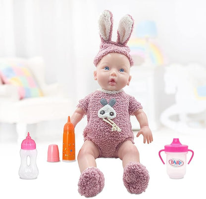 Doll Bottle Set, Baby Doll Disappearing Magic Bottles - 6 6 in
