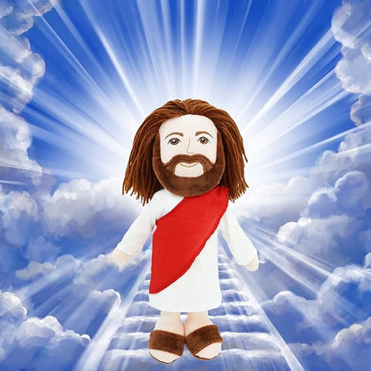 June Garden 14" Plush Religious Figure - Jesus Stuffed Doll