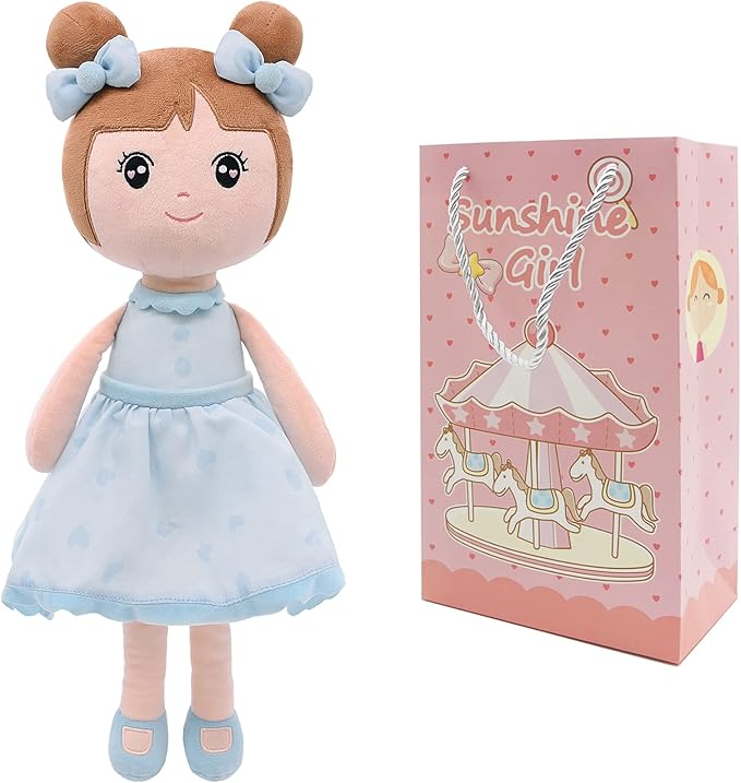 Maxshop 17'' Plush Dolls Baby Girl Toy Gifts Stuffed Doll