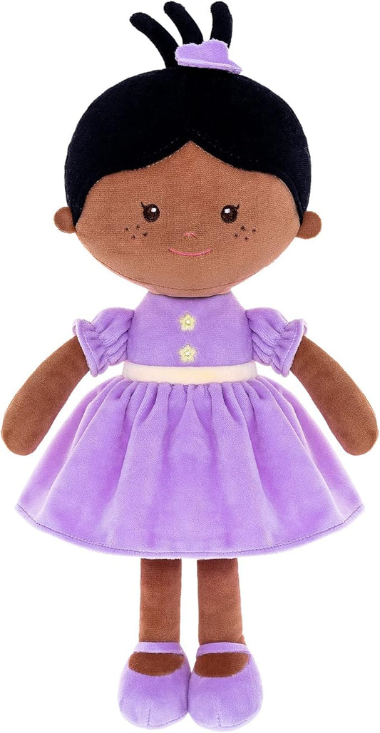 Onetoo First Baby Doll Plush Rag Doll Sleeping Cuddle Buddy 14"（Milly Series）