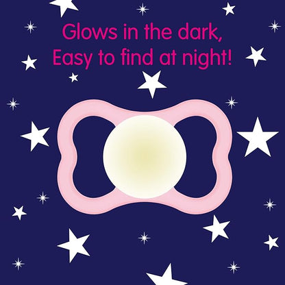 MAM Air Night & Day Baby Pacifier, for Sensitive Skin 6-16 Months, 3 Count 1)