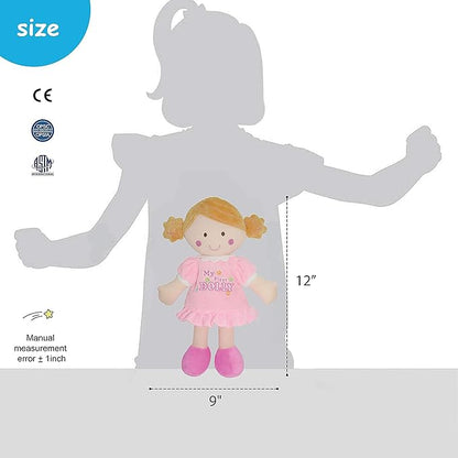 June Garden 12" My First Doll Kaitlyn - Soft Plush Baby Doll