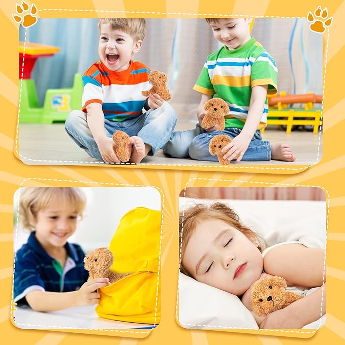 Liliful Puppy Dogs Stuffed Animals Bulk Assorted Mini Dog Doll 50 Pcs