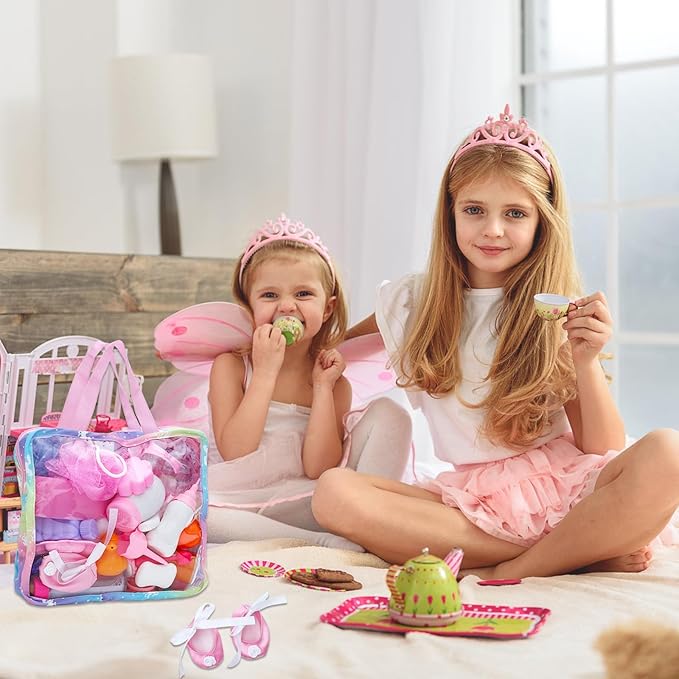 SOTOGO 34 Pieces Baby Doll Accessories Baby Doll Feeding and