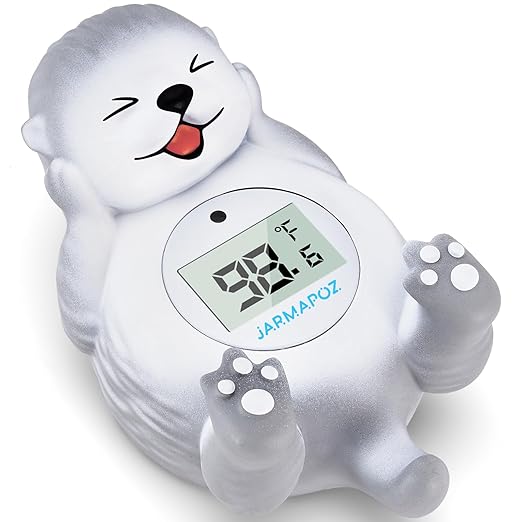 Baby Bath Thermometer, Newborn Bath and Room Temperature Thermometer Safety Floating Toy