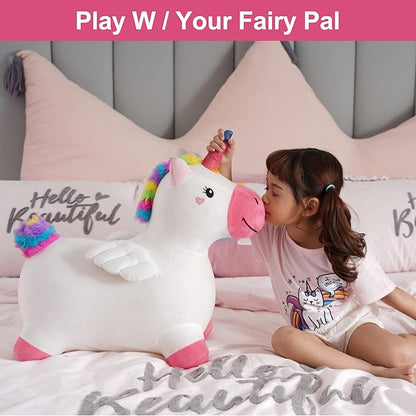 iPlay, iLearn Bouncy Pals Unicorn Horses 18 Month 2 3 4 Year