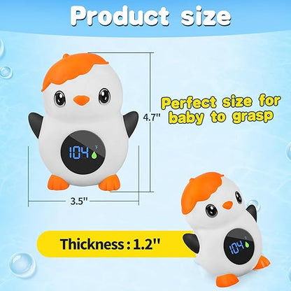 Baby Bath Thermometer, with LED Display and Temperature Warning