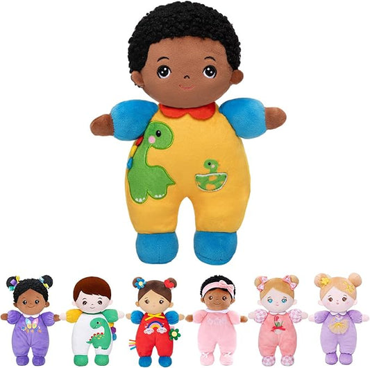 OUOZZZ Soft Black Baby Boy Doll- My Buddy Doll Birthday 10"