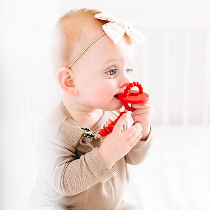 Ryan and Rose Cutie Bit Teether (Red)