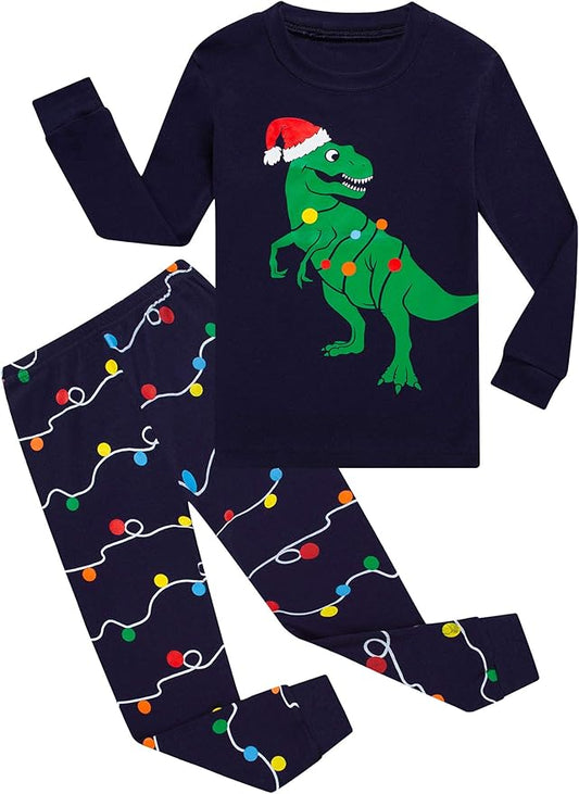 Family Feeling Little Big Boy Pajamas Sets 100% Cotton Pjs