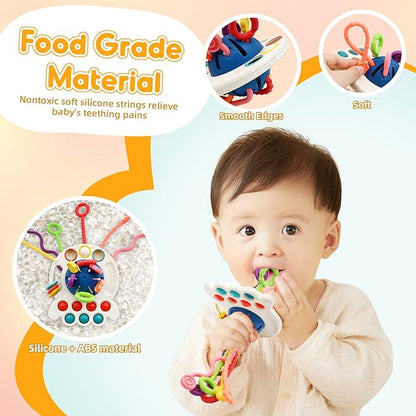 AiTuiTui Sensory Montessori Baby Toys 6 to 12 Months, Toddler Travel Toys for 1 2 Year Old Boy Girl Birthday Gifts 9 10 18 Months