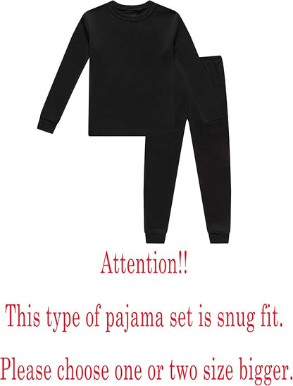 Family Feeling Little Big Boy Pajamas Sets 100% Cotton Pjs