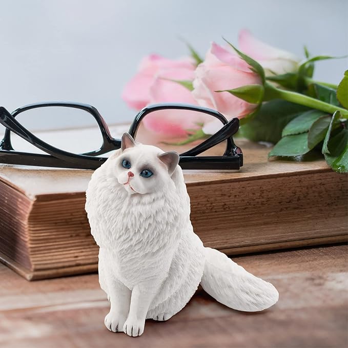 Ragdoll Cat Figurine Big Cat Animal Action Figure Cat Toy