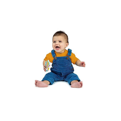Bright Starts Soothing Soft Serve Silicone Teether, Easy-Grasp Ice Cream Cone 3 Months+