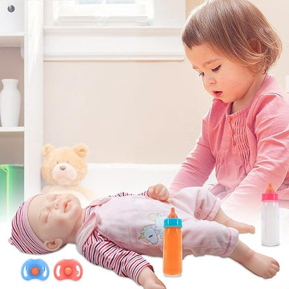 Doll Bottle Set, Baby Doll Disappearing Magic Bottles - 3.6 3.6 in