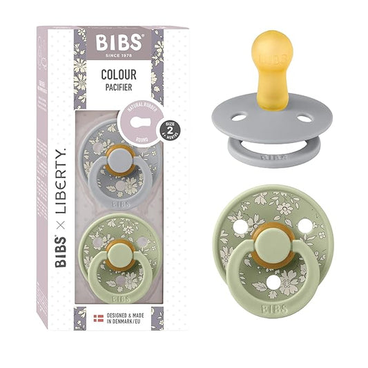 BIBS Liberty Pacifier | 2 Colour Natural Rubber Latex Soothers