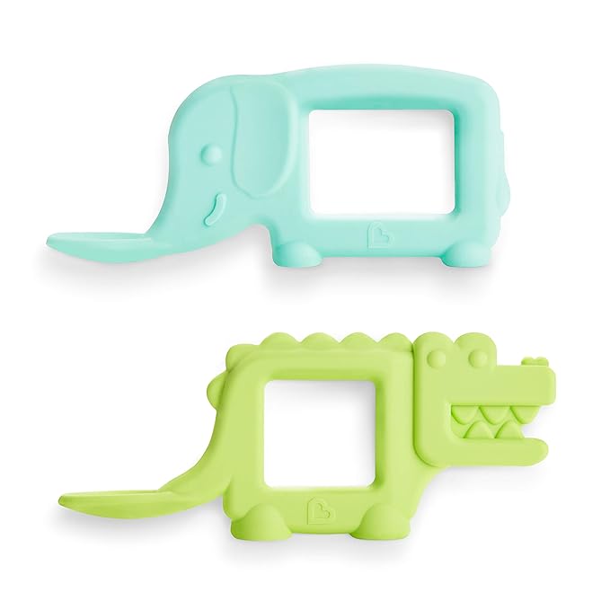 Munchkin┬« The Baby Toon??Silicone Teether Spoon, 2 Pack