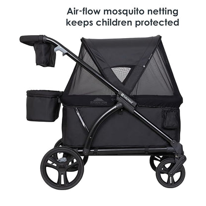 Baby Trend Expedition 2-in-1 Stroller Wagon PLUS, Ultra Black