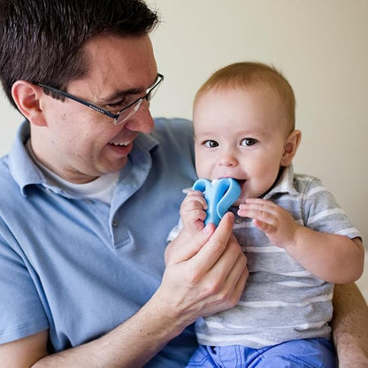 Baby Banana - Blue Banana Toothbrush, Training Teether Tooth Brush for Infant