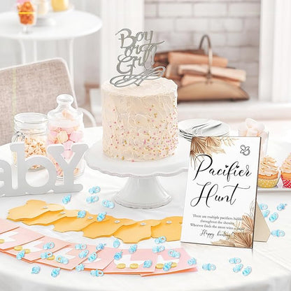 51 Pcs Cool Baby Shower Games Include Baby Pacifier Hunt 50 Acrylic