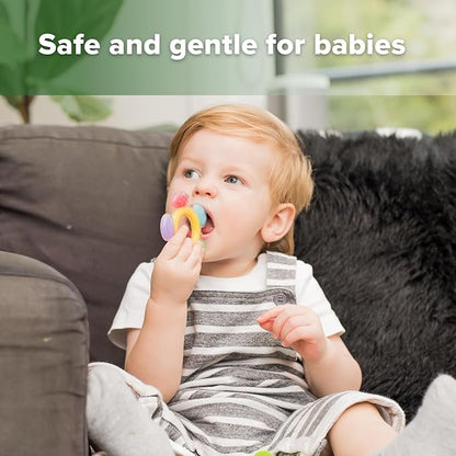 Haakaa Silicone Ferris Wheel Teether - Freezer Teething Toy for Babies 3-6 Months -1 Pack