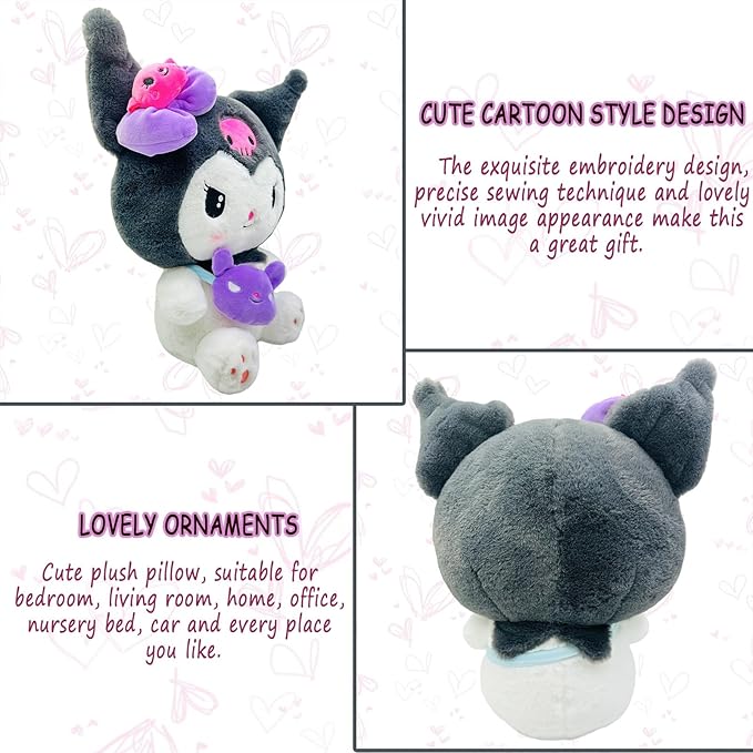 15.7" Cute Anime Plush Doll, Lovely Plush Stuffed Animal