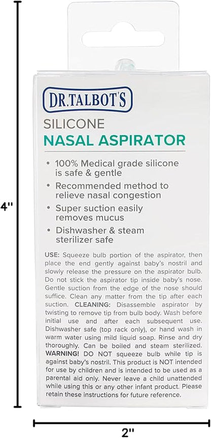 Dr. Talbot's Nasal Aspirator for Babies - Silicone