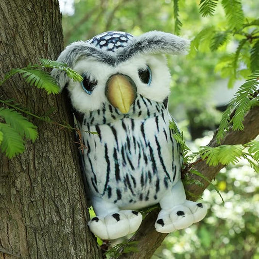 New Simulation Owl Plush Toy Cute Bird Animals Doll Baby B,20cm/ 7inch)