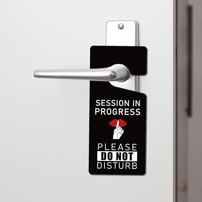 Do Not Disturb Hanger Sign - 2 PCS Session In