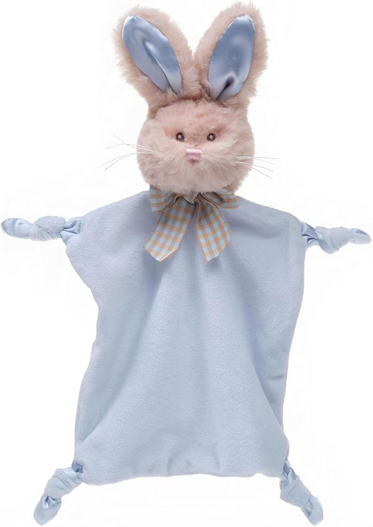 Bearington Baby Wee Waggles, 8 x 7 Inch Small Blue Puppy Stuffed Animal Baby Boy Lovey