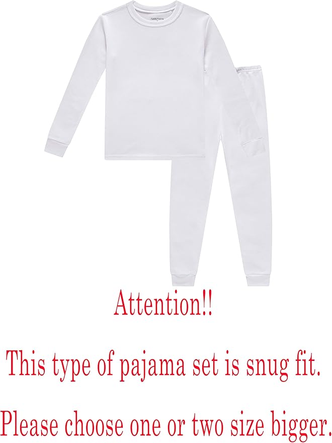 Family Feeling Little Big Boy Pajamas Sets 100% Cotton Pjs