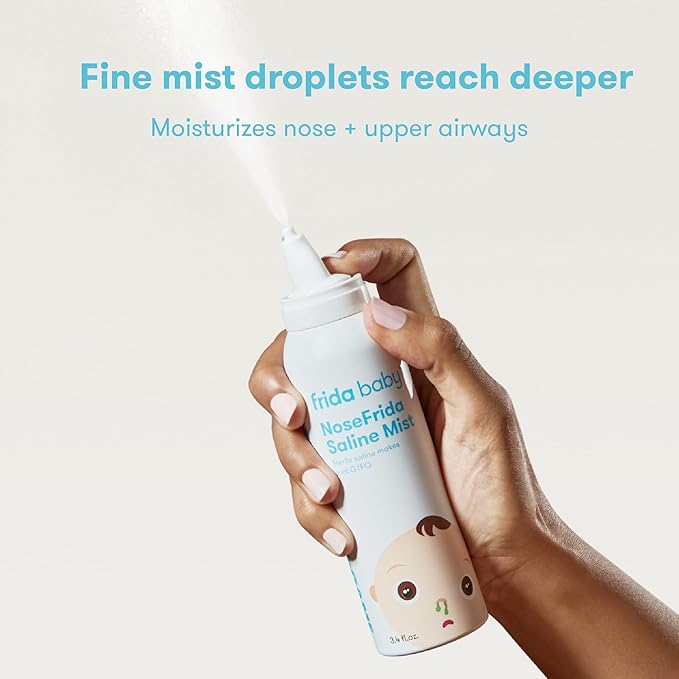 Bundle of Frida Baby Electric NoseFrida Nasal Aspirator, Nose Sucker 3 Suction 2 Silicone 3.4 floz