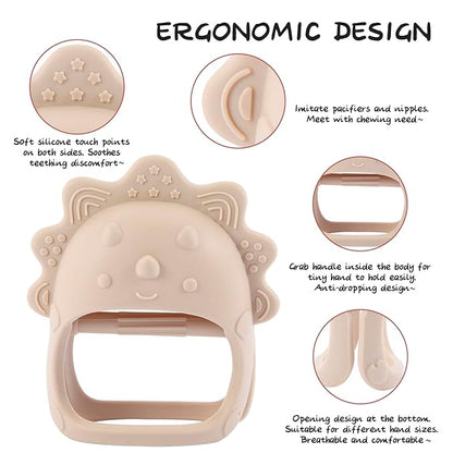 Baby Teethers 3-6 Months, BPA Free Baby Chewing Toys