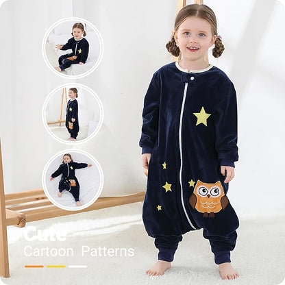 Baby Sleeping Sack Sleeveless, Toddler Sleeping Bag with Legs