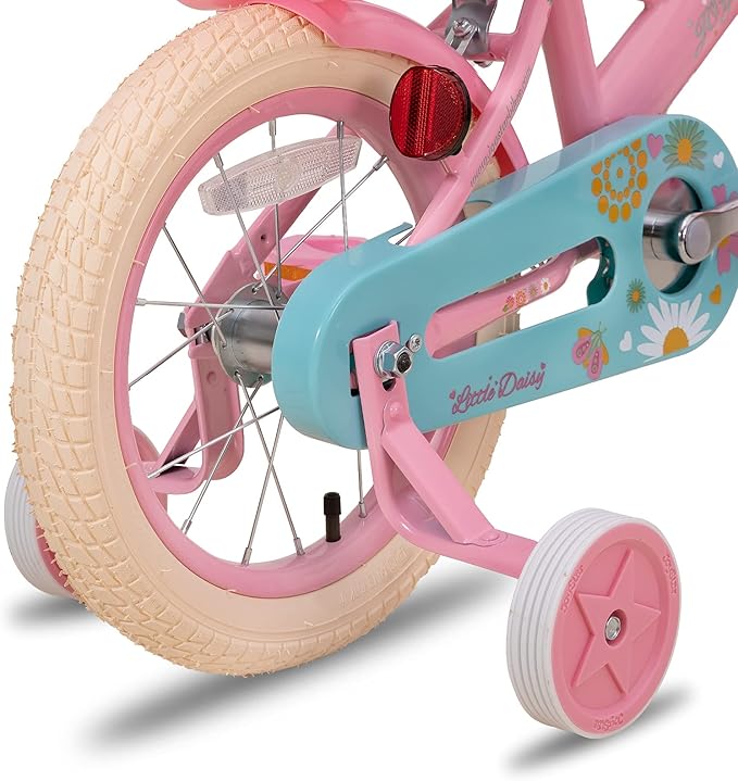 JOYSTAR Little Daisy Kids Bike for Girls Boys Ages 2-7 Years, 12 14 16 Inch Girls Bikes with Doll Bike Seat & Streamers