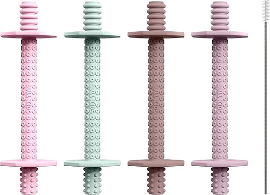 Hollow Teething Tubes - Baby Teething Toys for Babies 6+ Months, Teething Toys for Babies 6-12 Months