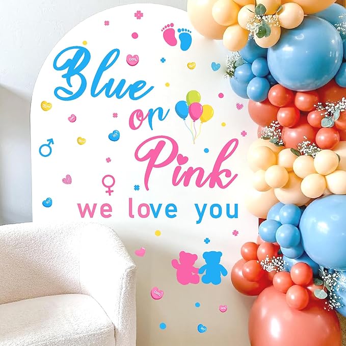 Boy Or Girl Sign Party Decal Gender Reveal Backdrop Decals