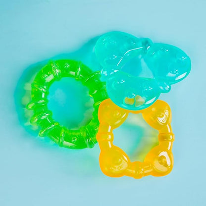 Bright Starts Chill & Teethe Water-Filled BPA-Free Baby Teething Toy, 3 Months+